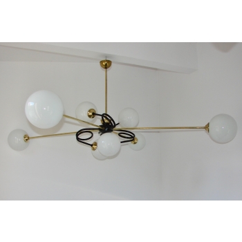 Oryginalny żyrandol z lat 60. — styl retro